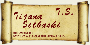 Tijana Silbaški vizit kartica